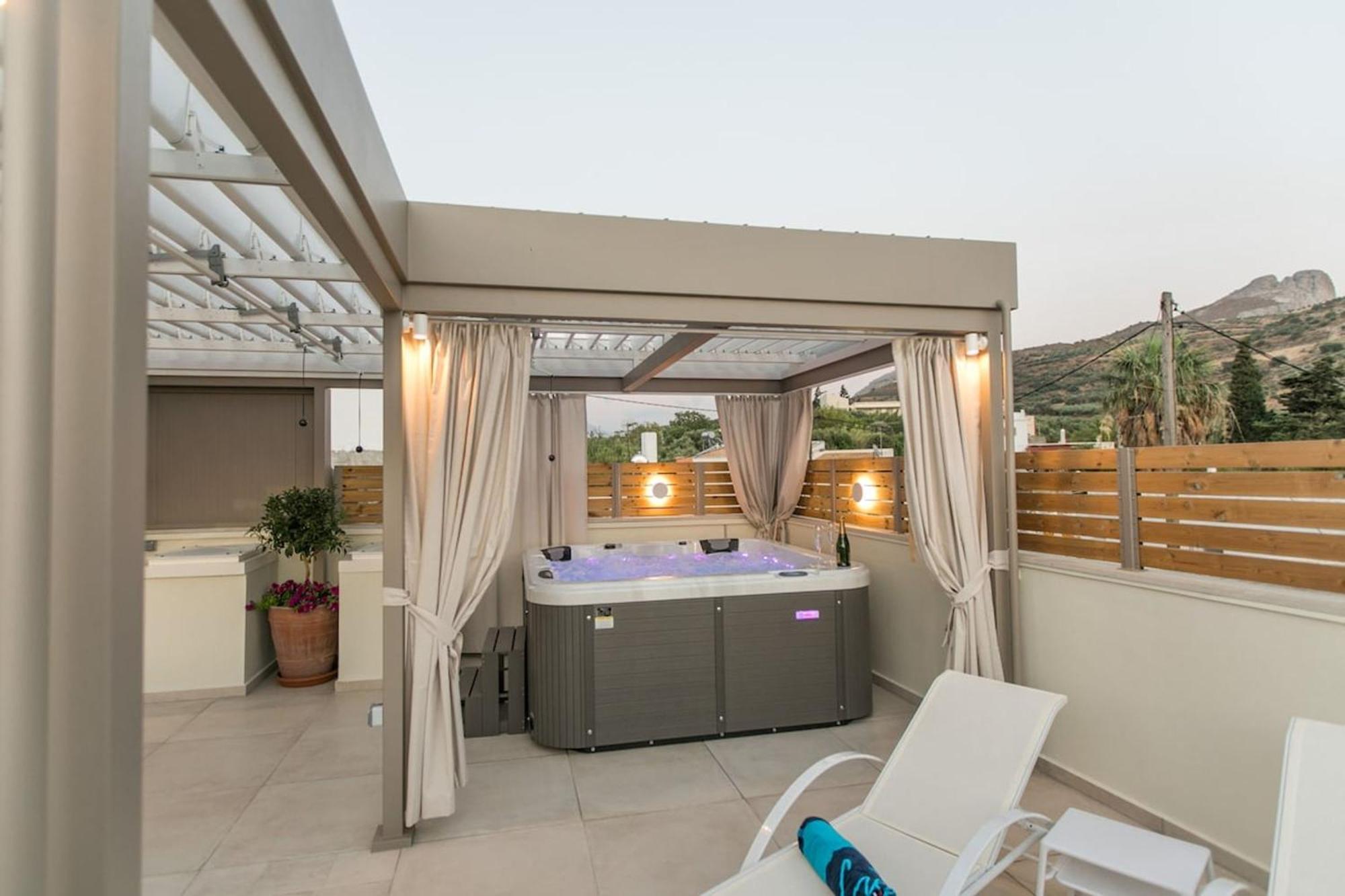 Ekaterini Luxury House Villa Lefkogeia Eksteriør bilde
