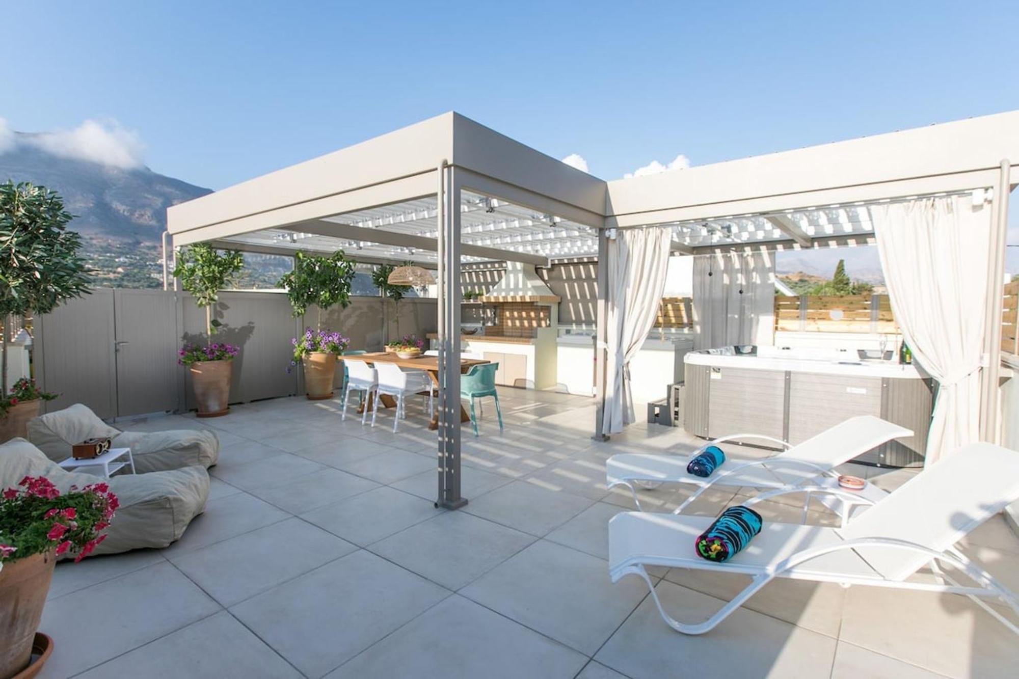Ekaterini Luxury House Villa Lefkogeia Eksteriør bilde